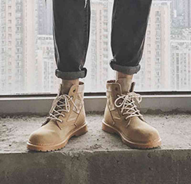 ブーツ メンズ ビジネス ジッパー 大人 滑らない 軽い 防水 秋 ワーク スエード サイドジップ 防寒 冬 セット 黒 靴 暖かい ハイカット 夏 幅広 ファスナー フロント ルーム あったか ブー