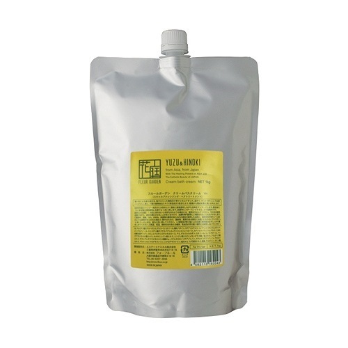 フォーフルール フルールガーデン クリームバス 柚子ヒノキ 1000ｇ (リフィル）