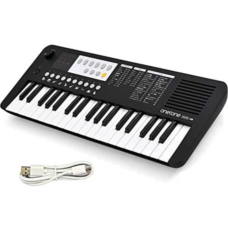 ONETONE　電子キーボード ブラック [37ミニ鍵盤]　OTK-37M/BK