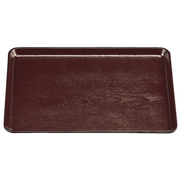 尺4 木目長角トレー/おぼん 新溜SL 41931322mm ノンスリップ 日本製 食洗機対応 和食 レストラン 店舗 お店