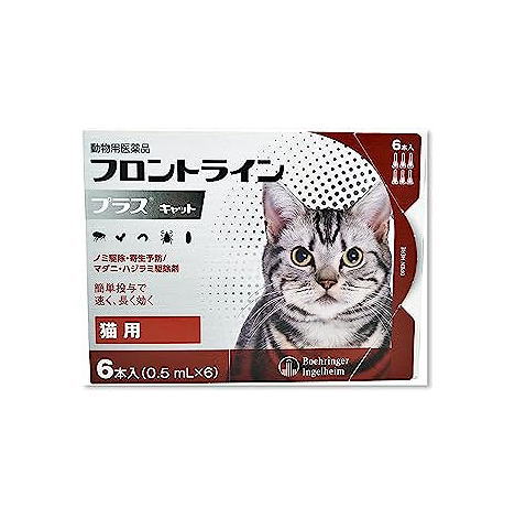【動物用医薬品】フロントラインプラスキャット　猫用　6本入