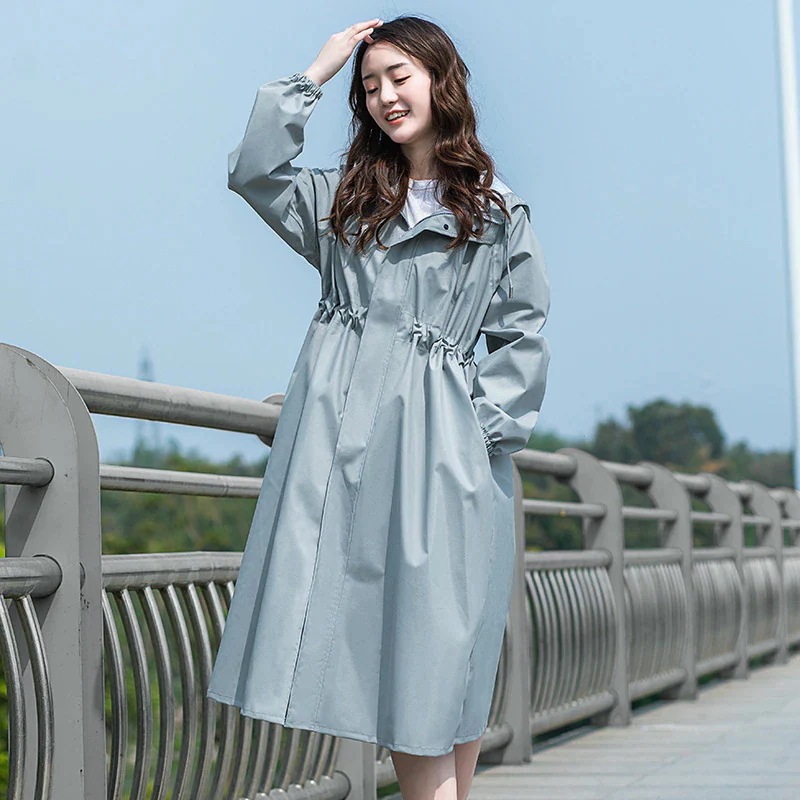 Hot!!!レインコート レインウェア 自転車 軽量 ポンチョ カッパ レディース レインポンチョアウト 防水 4,728円