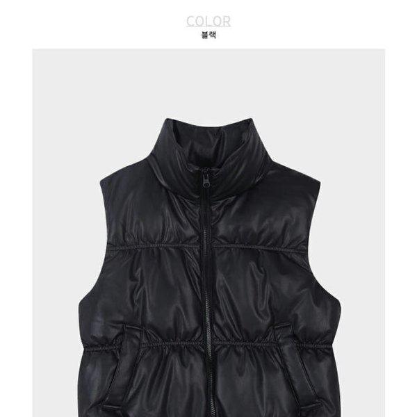 女性用ショートダウンベストパッド入りベスト-DG