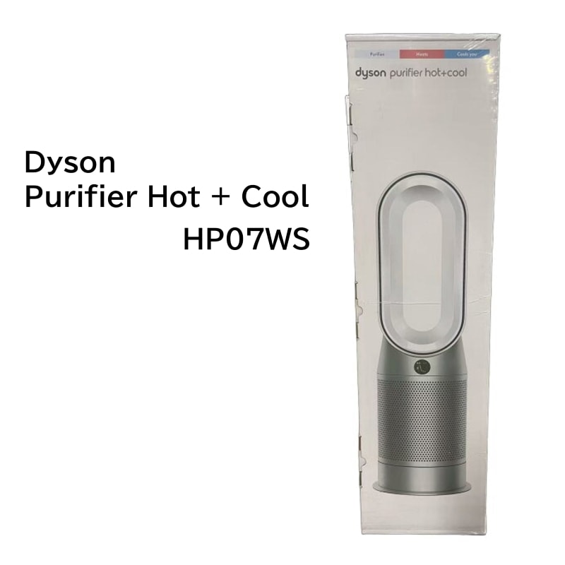HP07WS ホワイト/シルバー Purifier Hot + Cool [空気清浄機能付ファンヒーター(暖房:コンクリ10畳/木造6畳まで)]