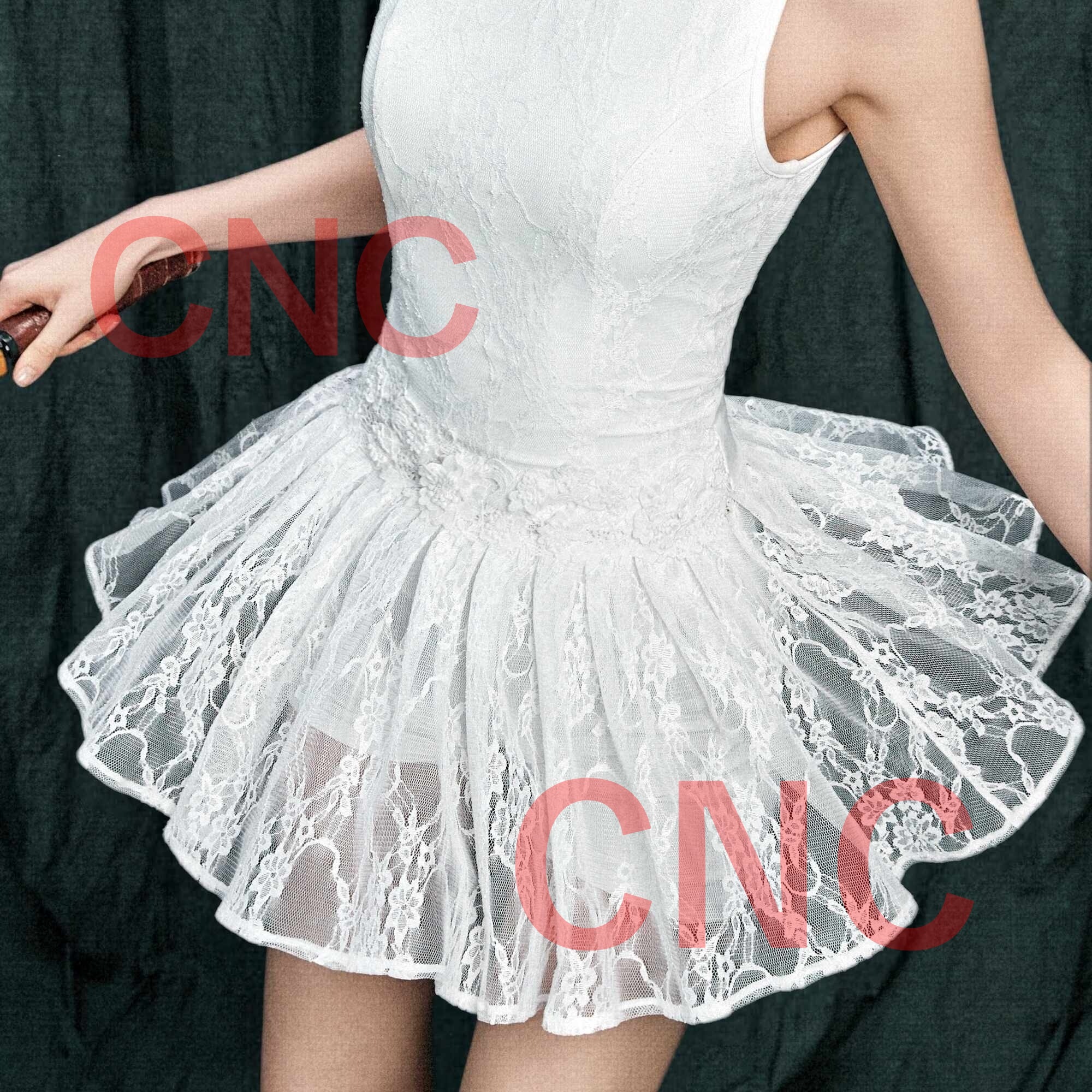 速乾 ゴルフウェア スポーツウェア テニスウェア レース ワンピース レディース 吸汗 通気 軽量 インナーパンツ付き ゴルフウェア バドミントン トレーニング