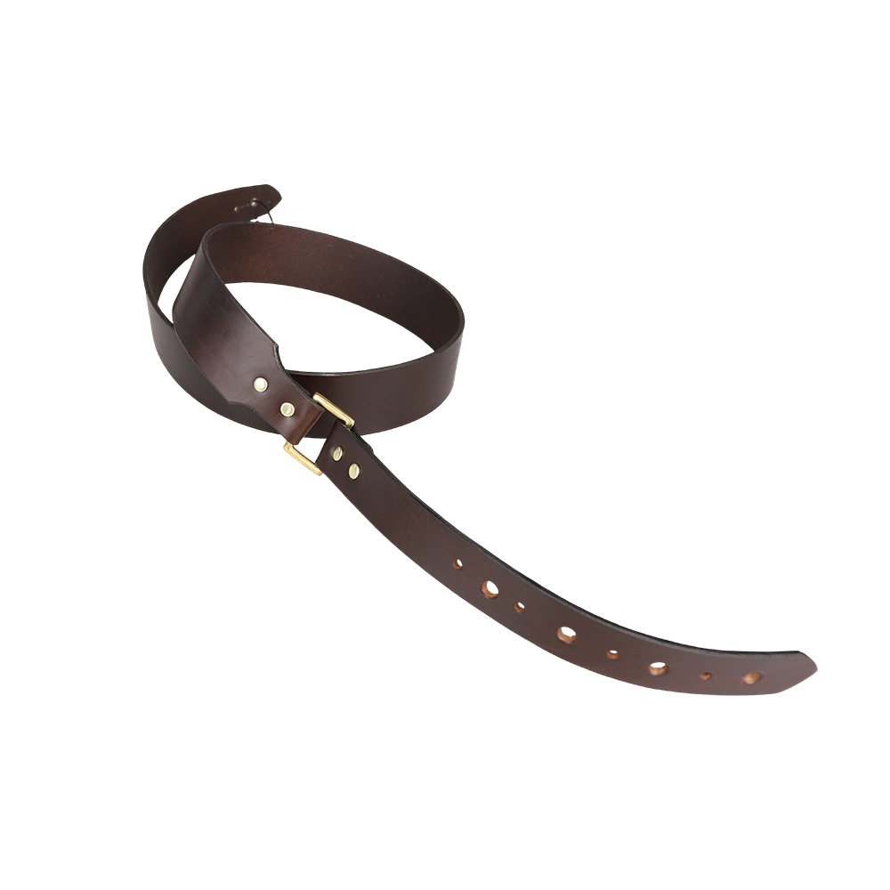 英国手工製ギターストラップ Bear Broadway Brown Brass Rupert Breedenデザインモデル
