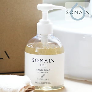 木村石鹸 SOMALI ハンド用液体石けん 250ml 敏感肌 ハンドソープ 泡 エコ ナチュラル 低刺激 手肌 やさしい ハンドケア ポンプ 保