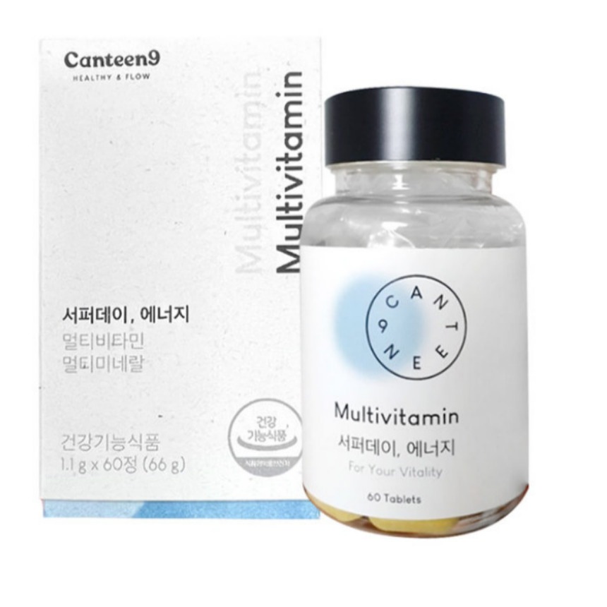 キャンティーンナイン マルチビタミン サーファーデーエネルギー 1.1g x 60錠 (66g) 5,808円