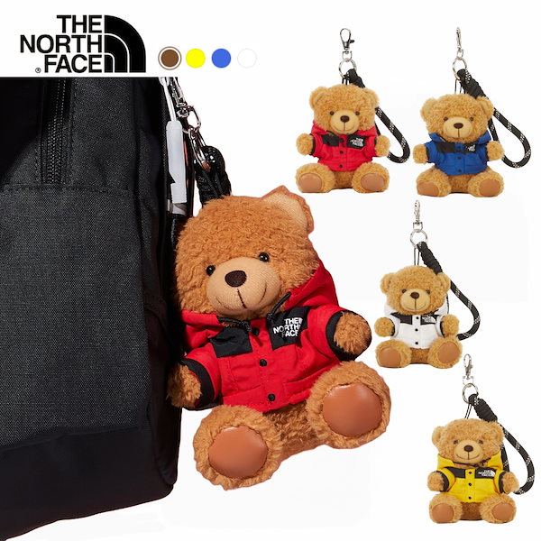 韓国限定　ノースフェイス MT. BEAR KEYRING ベア キーリング2個 THE NORTH FACE 【即納商品あり/国内配送】THE ノースフェイス
