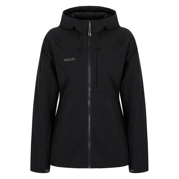 女性アウトドア夏用ウィンドブレーカージャケット LD ハイク 防風ジャケット ブラック_CC