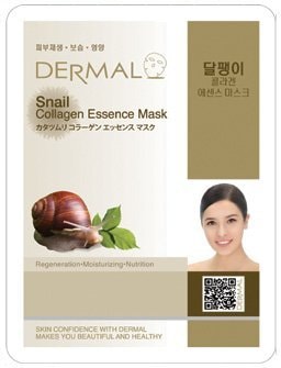 カタツムリ フェイス パック(シートマスク) 100枚セット 韓国コスメ ダーマル(Dermal)