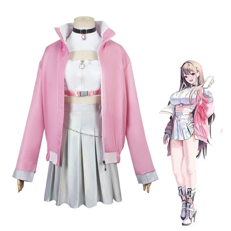 勝利の女神ニッキ：ニッキCOS服ジャケット毒蛇スーツコスプレアニメコスチューム女性ハロウィン