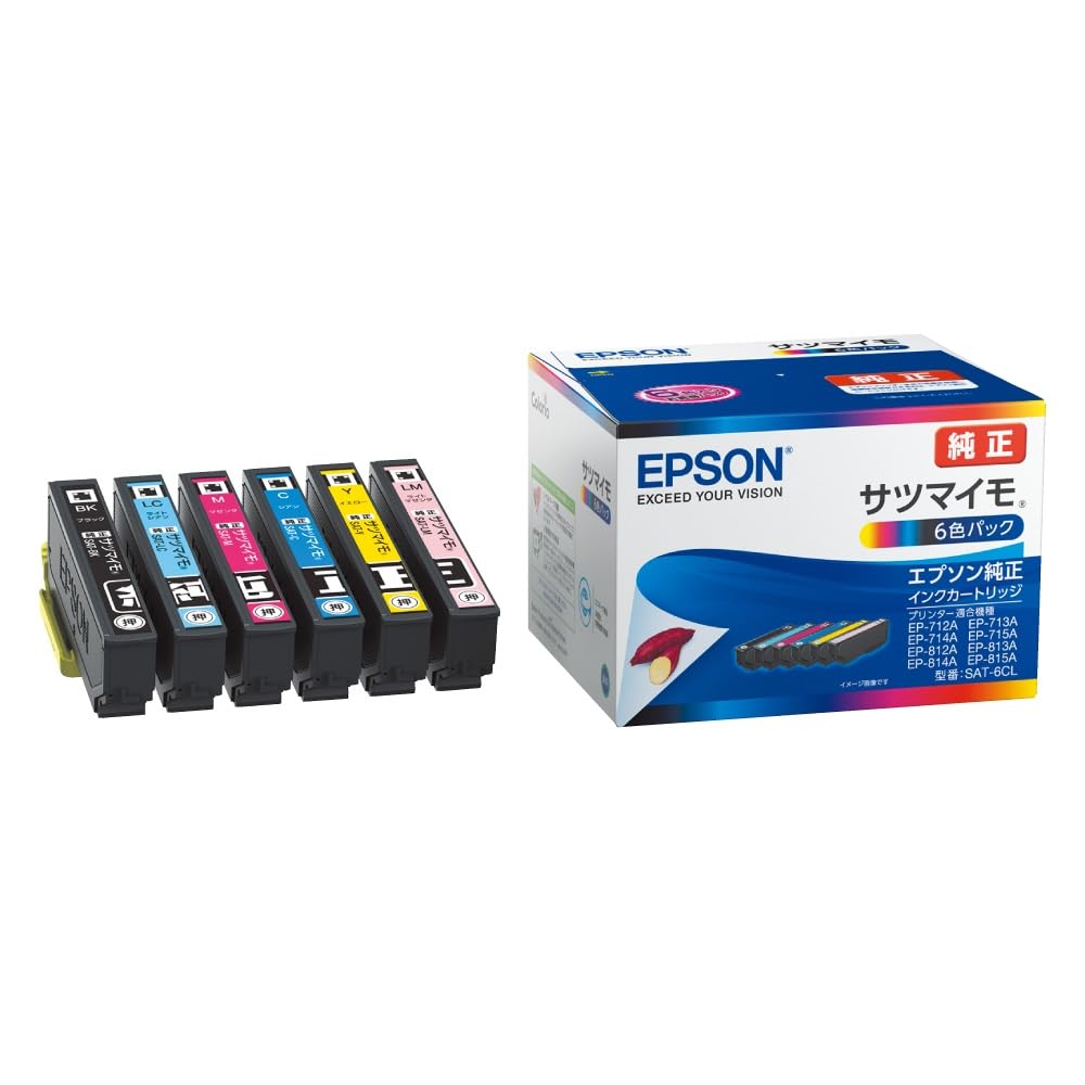 エプソン 純正 インクカートリッジ サツマイモ SAT-6CL 6色パック 5,734円