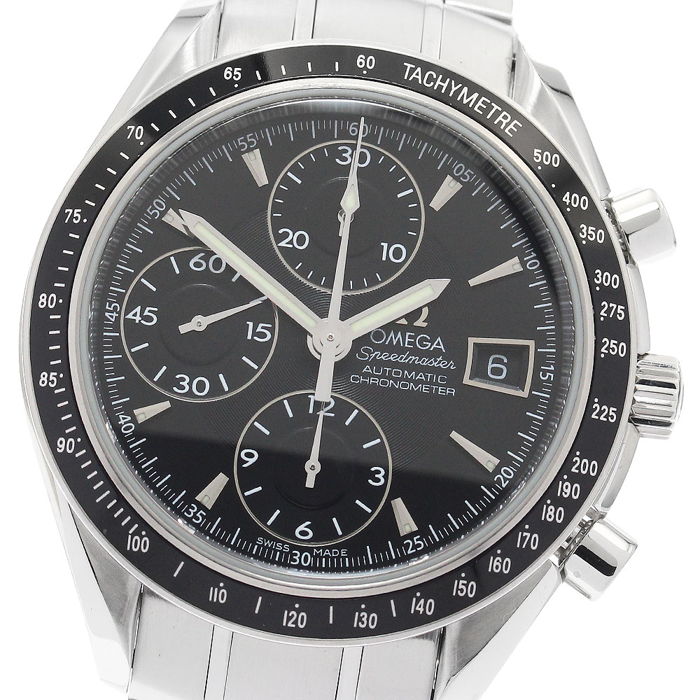 訳あり オメガ OMEGA 3210.50 スピードマスター デイト クロノグラフ 自動巻き メンズ 保証書付き_886217【中古】