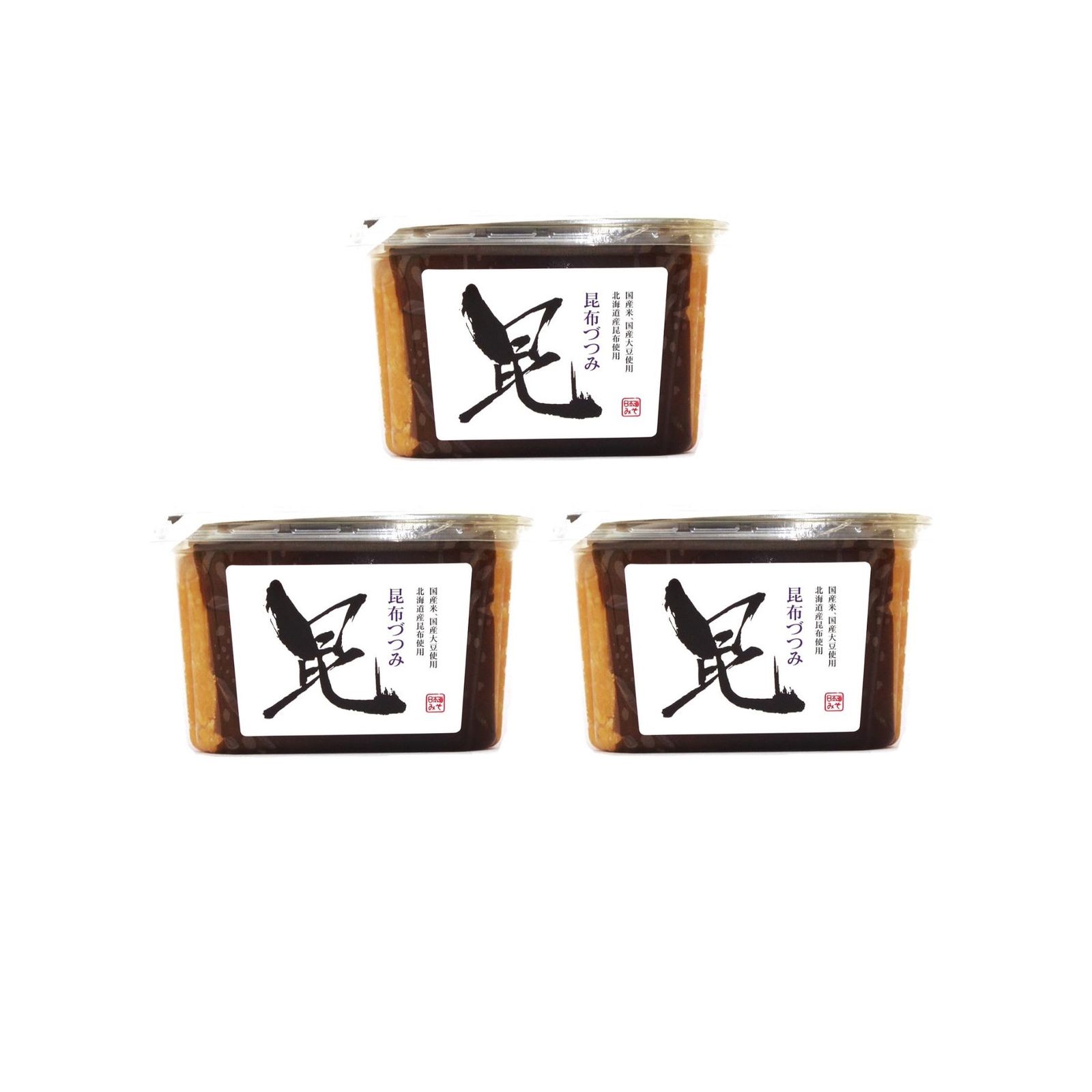 久世福 昆布づつみ味噌 500g×3個 昆布づつみ味噌 昆布味噌 昆布 和食 調味料