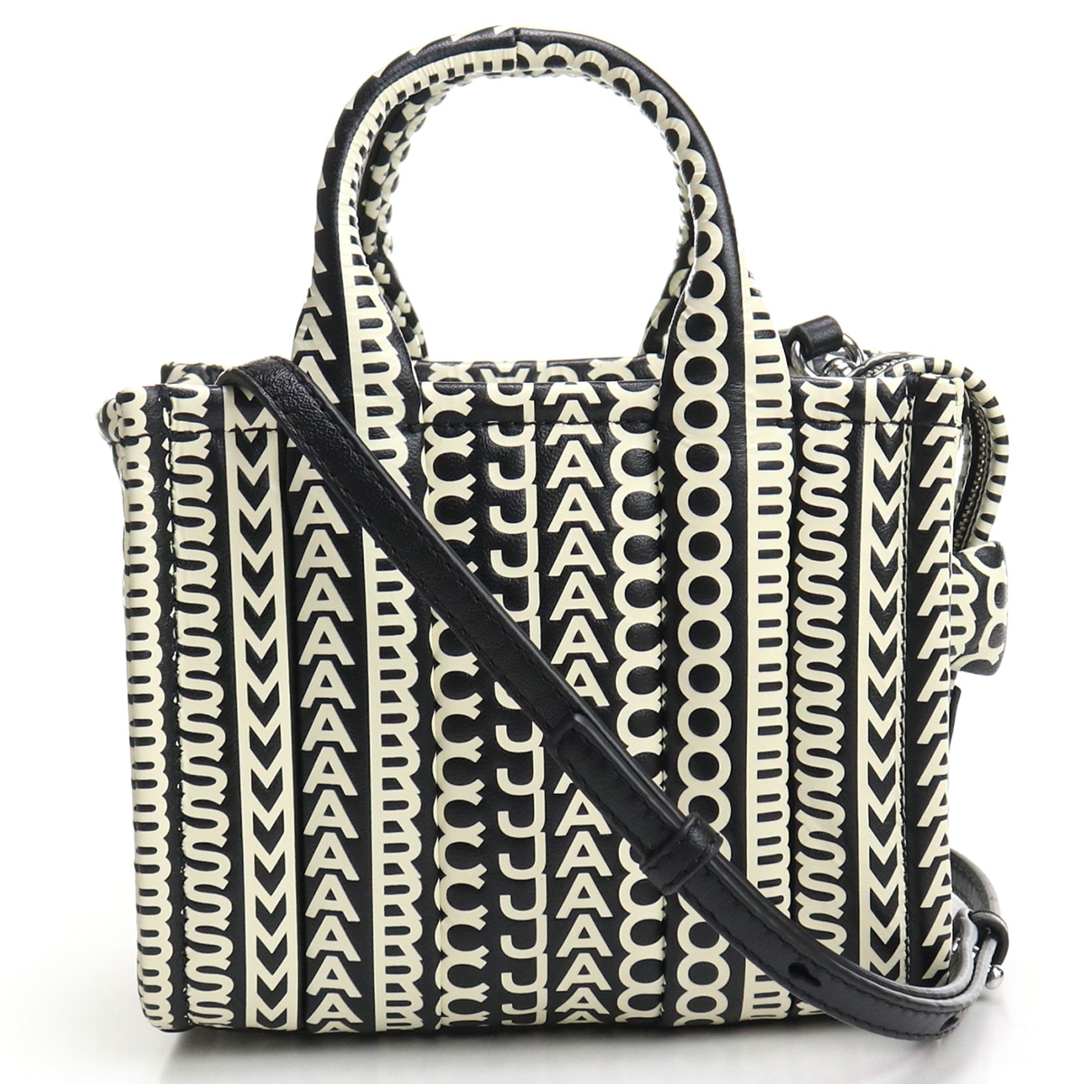 ハンドバッグ ショルダーバッグ THE MICRO TOTE H052L03FA22 005 BLACK-WHITE