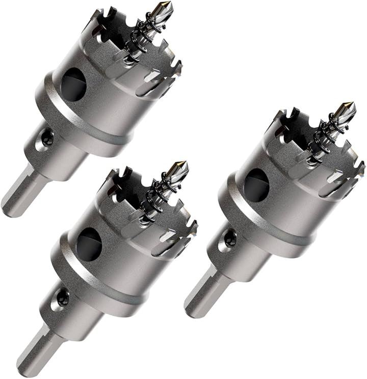 互換品現役電気工事士・大工推薦＆監修超硬 ステンレス ホールソー 穴あけ 電動ドリル ホルソー ホールカッター (40mm)