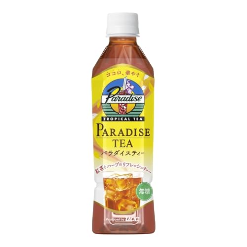 UCC パラダイスティー 紅茶とハーブのリフレッシュティー 無糖 ペットボトル 450ml×24本