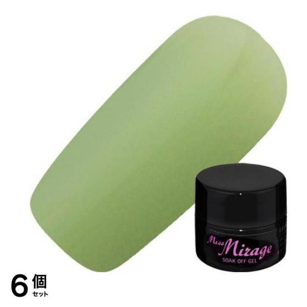 Miss Mirage(ミスミラージュ) ソークオフジェル ホックドオンカラー ヒスイ S64s 2.5g 6個セット