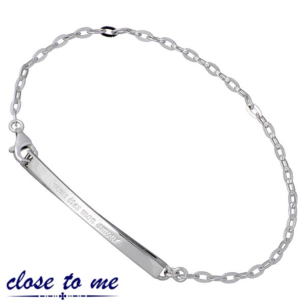 クロストゥーミー close to me フレンチラバーズ シルバー ブレスレット クローバー 四つ葉