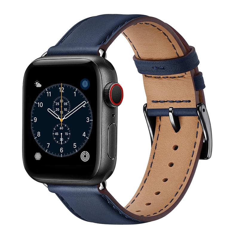 コンパチブル アップルウォッチ バンド 革 42mm 44mm 45mm 49mm 40mm 41mm 38mm コンパチブル Apple Watch バンド 本革 レザー ビジネス 男女兼用 コンパ