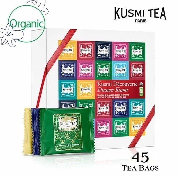 クスミティー KUSMI TEA ギフトアソートメント　ティーバッグ　45枚入り DECOUV45EBIO r7c