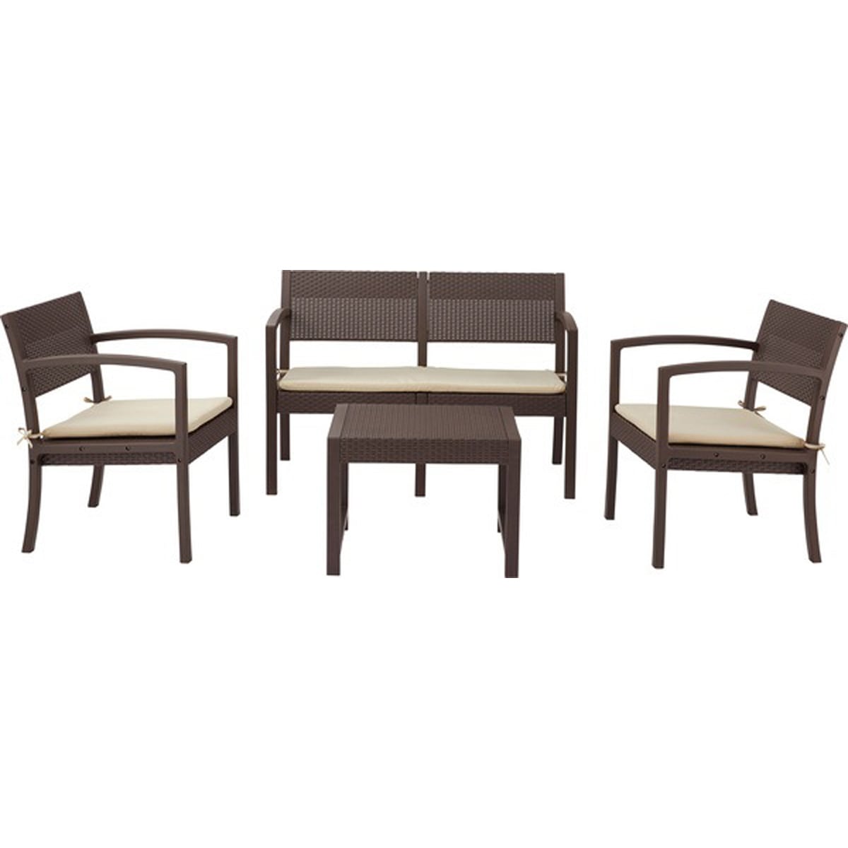 ガーデンリビング 4点セット ODS-104 モダン リラックス リビング ダイニング おしゃれ 北欧 カフェ シンプル かわいい チェア人気 ウッド ガーデン テラス 27,494円