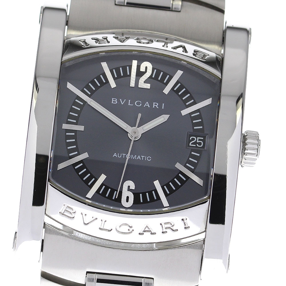 ブルガリ BVLGARI AA44S アショーマ デイト 自動巻き メンズ 良品 _810452【中古】その他 ブランド腕時計