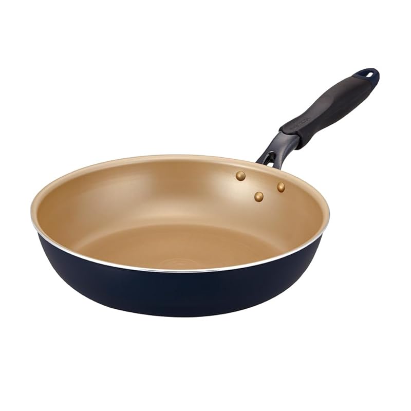 エバークック フライパン 28 オール熱源対応(IH対応) 【500日保証】 こげつきにくいフライパン PFOA フリー ネイビー ドウシシャ