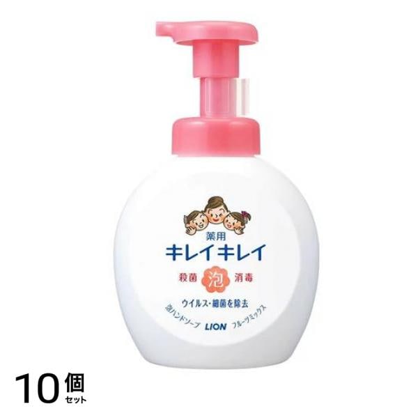 薬用泡ハンドソープ フルーツミックスの香り ポンプ本体 大型サイズ 500mL 10個セット