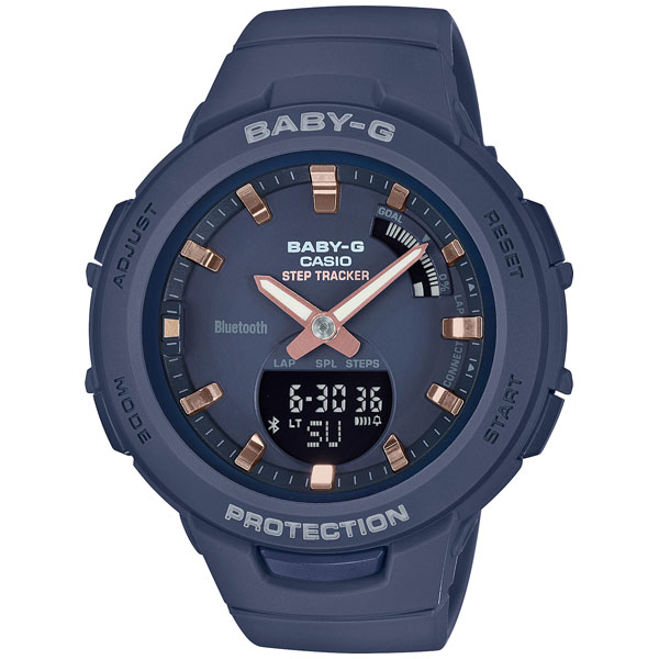 カシオ 【国内正規品】BABY-G　G-SQUAD クオーツ　レディースタイプ BSA-B100-2AJF