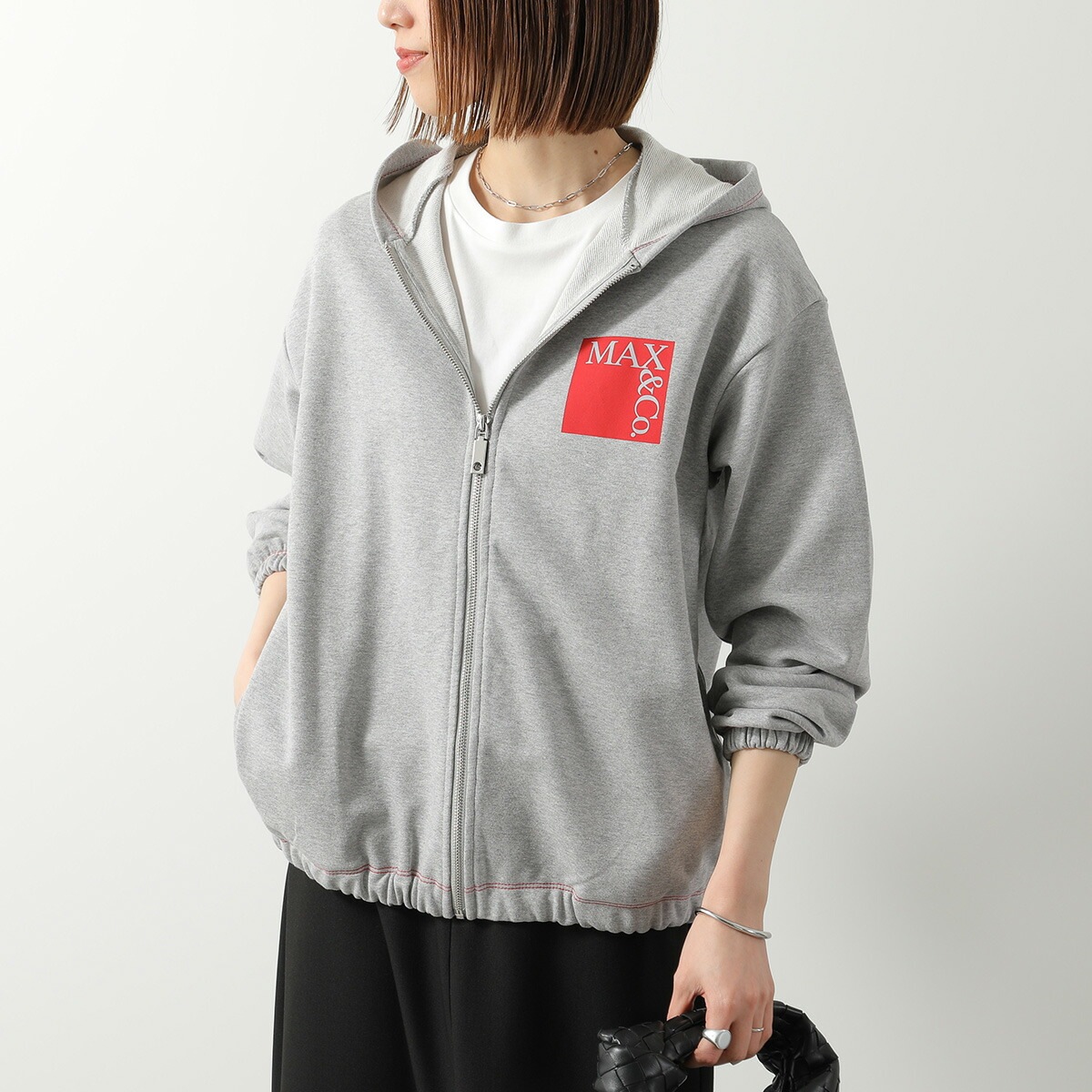 MAX MARA MAX&CO KIDS マックスマーラ マックス＆コー キッズ パーカー MX0300 MX01H レディース ガールズ ジップアップ ロゴ MX901