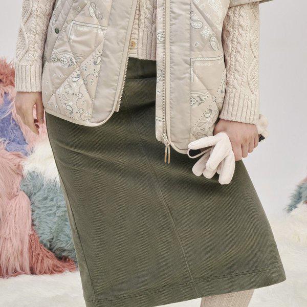 [公式] NK6NR87C 女性 キャニオンランド スカート GRAYISH KHAKI
