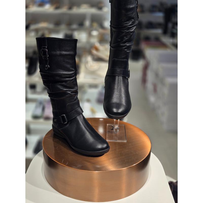 [坡州店] ランドローバー 女性 プリーツ ブーツ LANBOS2050WF1