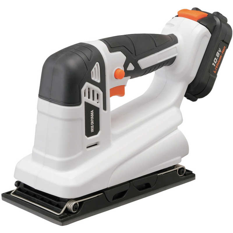 アイリスオーヤマ　IRIS OHYAMA　IRIS 517098 充電式サンダー 10.8V JSD919 ホワイト　JSD919