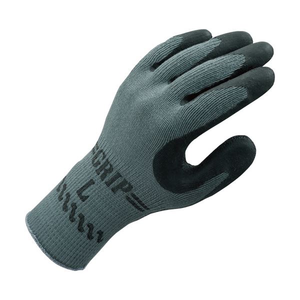 （まとめ）ショーワグローブ グリップ（ソフトタイプ） L ブラック NO.313L BL 1パック（3双） 5セット