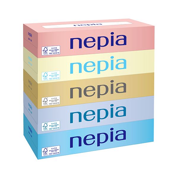 （まとめ）王子ネピア ネピアティシュ 150組/箱 BF150 1セット（60箱：5箱12パック） 3セット 18,510円