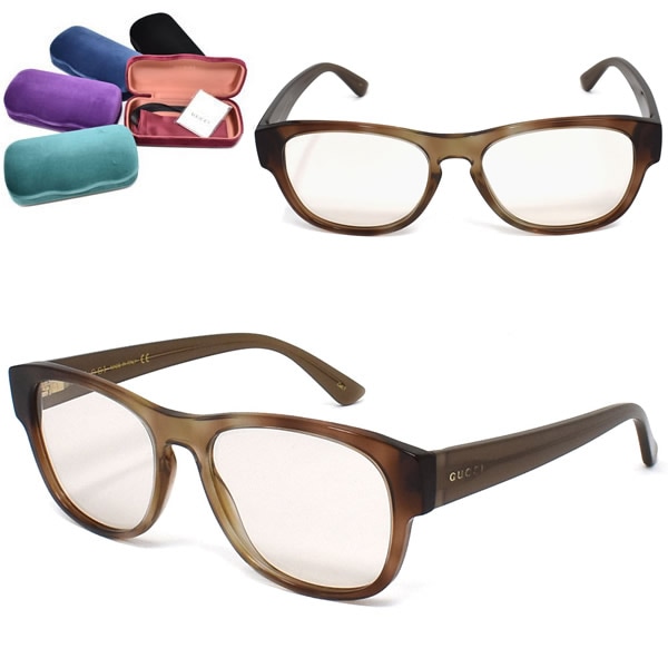 サングラス GG0996S-001 メンズ レディース ユニセックス ハバナブラウン イエロー