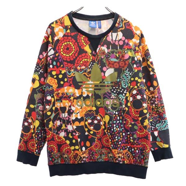 トレフォイルロゴ 総柄 長袖 トレーナー OT スウェット レディーストレーナー