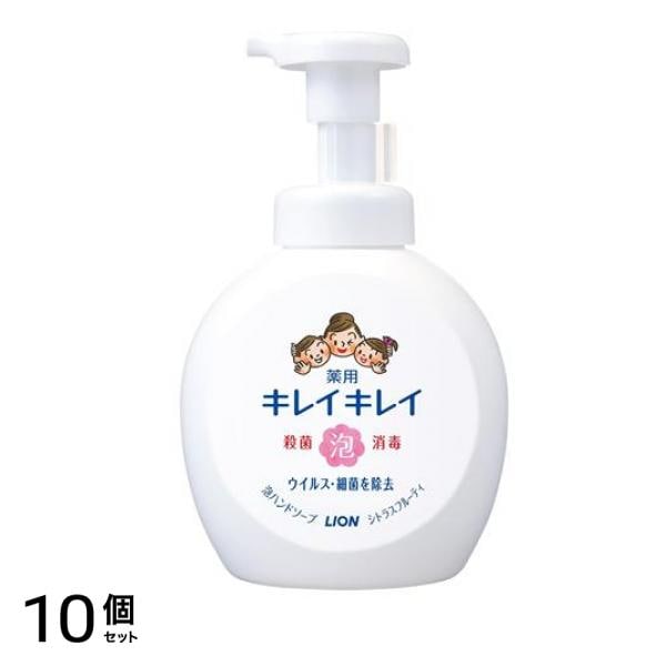 薬用泡ハンドソープ シトラスフルーティの香り ポンプ本体 大型サイズ 500mL 10個セット