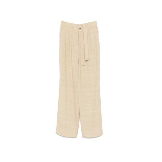 HERNO Women Straight Pants 12876 PI000201D 2000 NEUTRALS