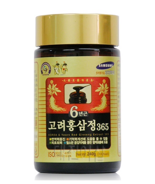 韓国高麗人参製品 高麗紅参精365 6年根紅参 240g 贈り物 健康食品 プレゼント 免疫 血液 記憶力向上 疲れ取り プレゼント 飲料 母の日 父の日 親にプレゼント病気見舞い