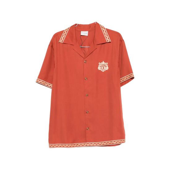 DROLE DE MONSIEUR Men Shirts K SH228 CLY001 BRICK ORANGE