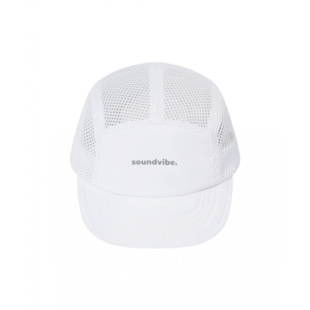 SOUNDVIBE メッシュランニングキャップ-ホワイト
