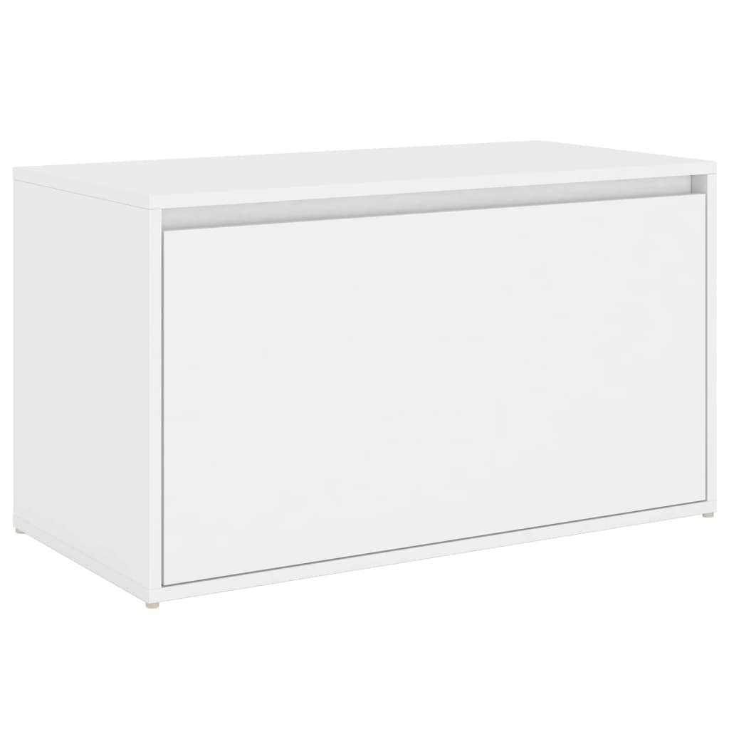 ホールベンチ 80x40x45 cm ホワイト エンジニアリングウッド