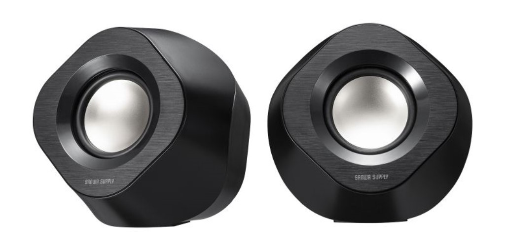 サンワサプライ [MM-SPBT6BK] 3WAY PCスピーカー(Bluetooth/USB/3.5mm接続対応)