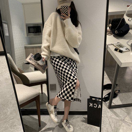 セーター ニット レディース 長袖 ざっくり 大きいサイズ ボリュームニット 暖かい トップス カジュアル 秋冬 新作 防寒 無地 着やせ ゆるニット 厚手 定番 カジュアル 大人 20代 30代 大