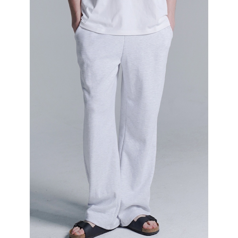 FABULOUS ARCHIVE UNISEXメゾンスウェットワイドパンツアッシュグレー（FCD1PT301M）ロングパンツ