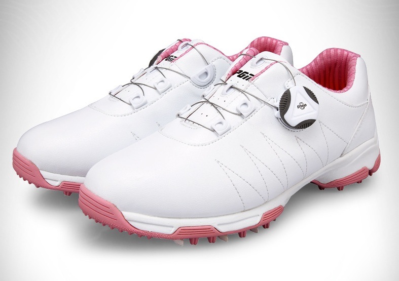 ゴルフシューズ ダイヤル式 ソフトスパイク レディース スパイクシューズ grh39