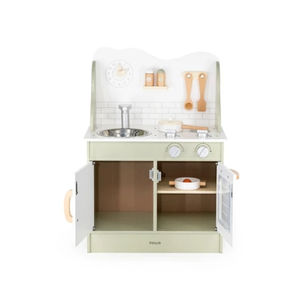 DADWAY(ダッドウェイ) おままごとキッチン(フォレストグリーン) ごっこ遊び おもちゃ ベビー キッズ_1122-typr44048n